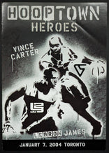 Load image into Gallery viewer, 2004 Nike Promo Hoopstown Heroes Raptors Cavaliers Rookie LeBron Game Program