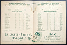 Load image into Gallery viewer, 1946 Jersey City Giants American League East Division Champions Vintage Program