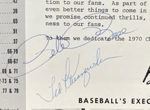 Load image into Gallery viewer, Pete Rose + Kluszewski Autographed 1970 World Series Program MLB Baseball Signed