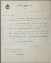 Load image into Gallery viewer, 1898 Vintage Signed Framed Letter Canadian Prime Minister Sir Charles Tupper JSA
