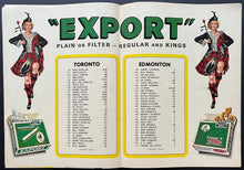 Load image into Gallery viewer, 1966 CNE Stadium CFL Football Program Toronto Argonauts vs Edmonton Eskimos
