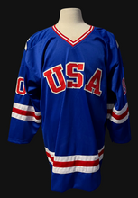 Load image into Gallery viewer, 1980 USA Olympic Hockey Jersey Team Signed Autographed PSA Authenticated