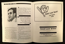 Load image into Gallery viewer, 1983 Candlestick Park San Francisco Giants Willie Mays Vintage MLB Program