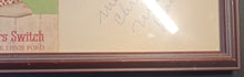 Load image into Gallery viewer, Minnie Pearl's Christmas At Grinders Switch Autographed Cut Signed Framed