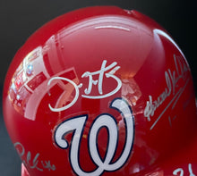 Load image into Gallery viewer, 2019 Washington Nationals Signed x15 Baseball Helmet Autographed Fanatics #14/19