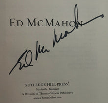 Load image into Gallery viewer, Ed McMahon Autographed 2005 Hard Cover Book Here's Johnny Signed Celebrity COA