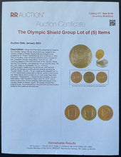 Load image into Gallery viewer, 1993 Canadian Olympic Association Medal Presented to IOC Member James Worrall