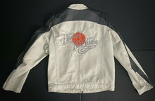 Load image into Gallery viewer, Neil Young Harvest Mens Leather Danier Vintage Large Jacket Two Tone Leather