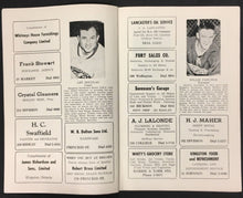 Load image into Gallery viewer, Vtg 1953 NHL Oldtimers Hockey Program Kingston Goodyears Charlie Conacher