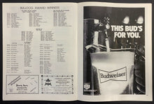 Load image into Gallery viewer, 1985 Vintage NCAA Hockey Program Minnesota Gophers Duluth Bulldogs Brett Hull