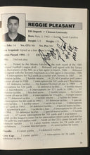 Load image into Gallery viewer, 1996 Edmonton Eskimos CFL Media Guide Signed Auto Inside Pages x46 Ron Lancaster