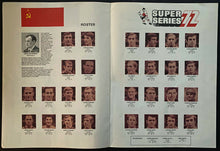 Load image into Gallery viewer, 1972 Summit Series Hockey Game Official Home TV Program Moscow Team Canada