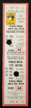 Load image into Gallery viewer, 1976 MLB Baseball Three Rivers Stadium Full Ticket Pirates Expos Vintage