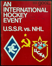 Load image into Gallery viewer, 1976 USSR vs NHL Hockey Series Program Boston Garden Soviet Red Army vs Bruins