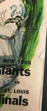 Load image into Gallery viewer, 1965 Yankee Stadium NFL Football Program New York Giants vs St. Louis Cardinals