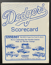 Load image into Gallery viewer, 1986 Winter Haven Red Sox vs Vero Beach Dodgers Baseball Program Juan Guzman
