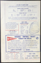 Load image into Gallery viewer, 1969 New York Yankees Stadium Scorecard Rookie Thurman Munson Boston Red Sox