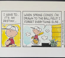 Load image into Gallery viewer, 1993 Peanuts Oversized Comic Strip Lithograph Charles Schulz Snoopy Ltd Ed COA