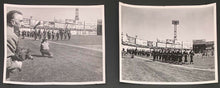 Load image into Gallery viewer, 1957 Maple Leaf Stadium Type 1 Photo x2 Military Day Parade Baseball Game