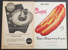 Load image into Gallery viewer, 1958 Maple Leaf Gardens Program Toronto VS Boston Bruins NHL George Armstrong