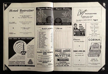 Load image into Gallery viewer, 1937 Chicago Stadium Hockey Program Toronto Maple Leafs v Chicago Blackhawks NHL