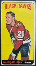 Load image into Gallery viewer, 1964-65 Vintage Chicago Blackhawks Wayne Hillman Topps Tallboy NHL Hockey Card