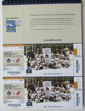 Load image into Gallery viewer, 2004-2005 Toronto Maple Leafs Full Season Ticket Book 2 Seats 45 NHL Home Games