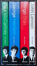 Load image into Gallery viewer, The Beatles Box Set of 4 Paperback Books George Paul John Ringo Vintage