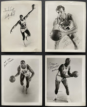 Load image into Gallery viewer, 1960's New York Knicks 4 Team Issued Basketball Photo Lot NBA Stars Frazier +