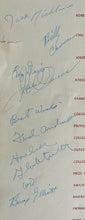 Load image into Gallery viewer, 1960 Sports Celebrity Dinner Program Signed x32 Jesse Owens Nicklaus Autographed