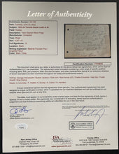 Load image into Gallery viewer, 1933-34 Toronto Maple Leafs Team Signed Sheet x16 Autographed Conacher JSA NHL