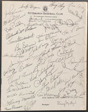Load image into Gallery viewer, 1963 Pittsburgh Pirates Yearbook Vintage Baseball MLB Year Book Clemente