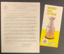 Load image into Gallery viewer, 1980's Historical NHL Hockey Hall Of Fame Documents + Brochure Exhibition Place
