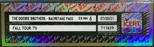 Load image into Gallery viewer, 1975 The Doobie Brothers Fall Tour Backstage Pass icert EX-NM 6 Vintage Music
