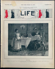Load image into Gallery viewer, March 19th1896 Life Magazine Issue #690 New York Vintage Old Antique Historical