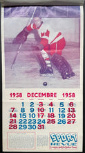 Load image into Gallery viewer, 1958/59 Sport Revue Calendar NHL Stars Colour Photos French Montreal Canadiens