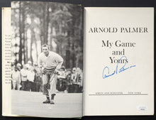 Load image into Gallery viewer, 1965 Arnold Palmer Autographed Hardcover Book Signed My Game And Yours Golf JSA