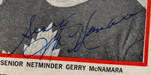 Load image into Gallery viewer, Gerry McNamara Autographed Maple Leaf Gardens Program Toronto Marlboros OHA VTG