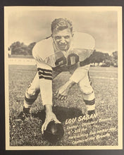 Load image into Gallery viewer, 1949 Cleveland Browns NFL Football Team Issued Photo Player Lou Saban Vintage