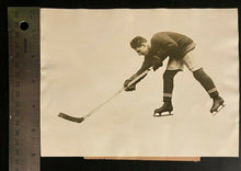 Load image into Gallery viewer, 1928 NHL Hockey Vintage Press Photo Cecil Babe Dye New York Americans Rare LOA