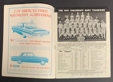 Load image into Gallery viewer, 1961 Vintage Original MLB Baseball Cincinnati Reds Spring Training Yearbook