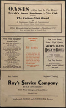 Load image into Gallery viewer, 1933 NHL Hockey Game Program Detroit Redwings Chicago Blackhawks Olympia