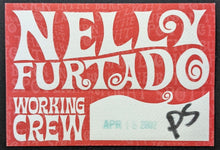 Load image into Gallery viewer, Autographed Signed Nelly Furtado Photo + Backstage Pass Music Canada Pop VTG