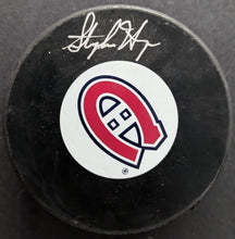 Load image into Gallery viewer, Stephen Harper Signed NHL Hockey Puck Prime Minister Canadiens Canada AJS COA