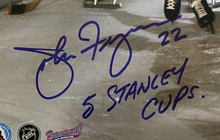 Load image into Gallery viewer, John Ferguson Autographed Montreal Canadiens Hockey Photo 5 Stanley Cups JSA