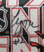 Load image into Gallery viewer, 1998 NHL Entry Draft Autographed Signed 30" Pennant Rico Fata Buffalo Hockey VTG