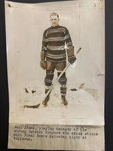 Load image into Gallery viewer, 1927 Vintage NHL Photo Hockey HOF Jack Adams Ottawa Senators Detroit Cougars