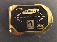 Load image into Gallery viewer, 2001 Canadian PGA Championship Player Badge Samsung Master Card Golf Tiger Woods