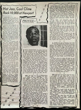 Load image into Gallery viewer, 1956 Louie Armstrong Concert Tour Program + Playbill Vintage Massey Hall Toronto