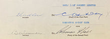 Load image into Gallery viewer, 1979 NHL Hockey Trade Signed Contract Bill Ezinicki Leafs Hap Day Autographed